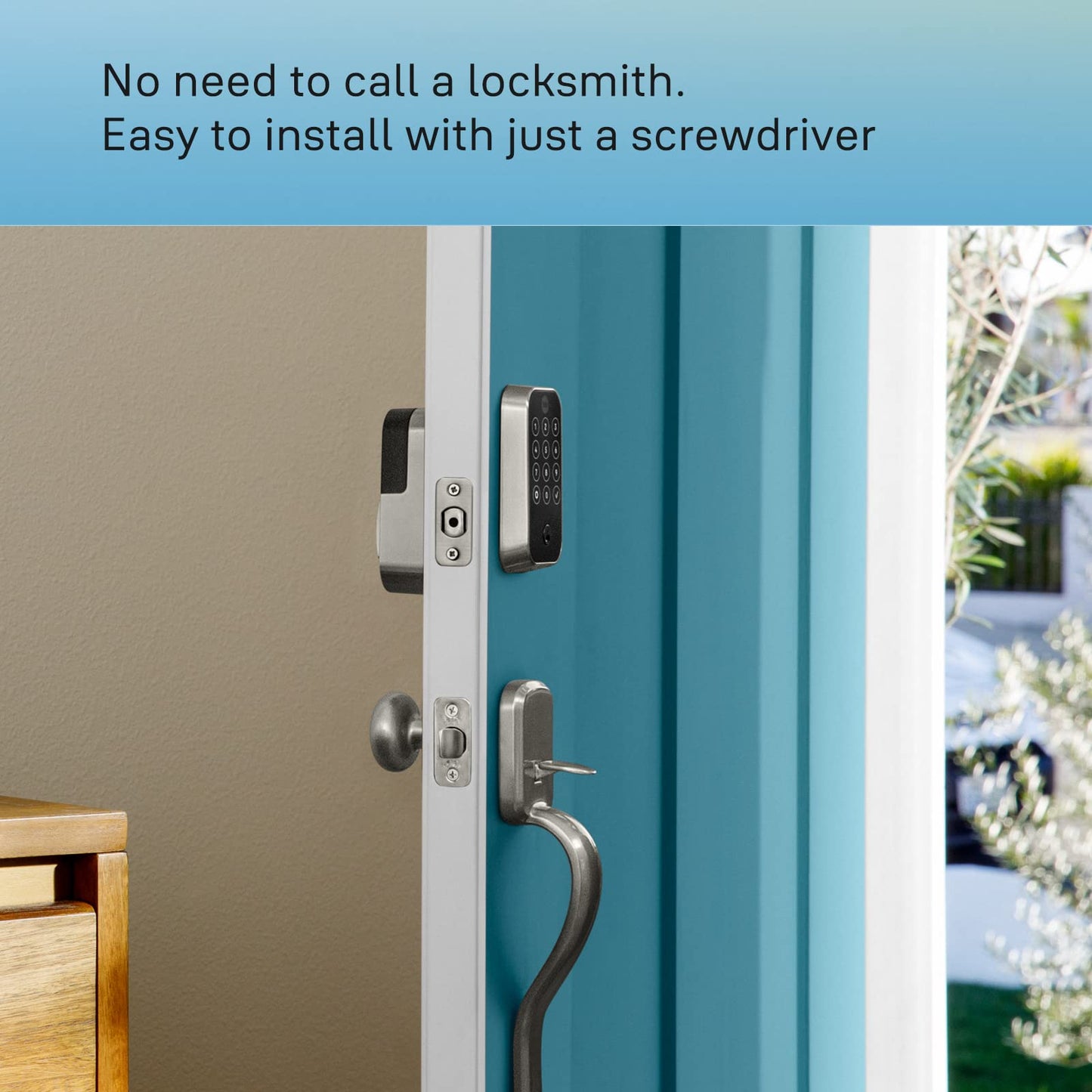 Yale Security Assure Lock 2 Deadbolt, Black Suede Keyed Smart Entry Door Lock with Wi-Fi Connected Keypad for Code Entry and Remote Access, YRD410-WF1-BSP