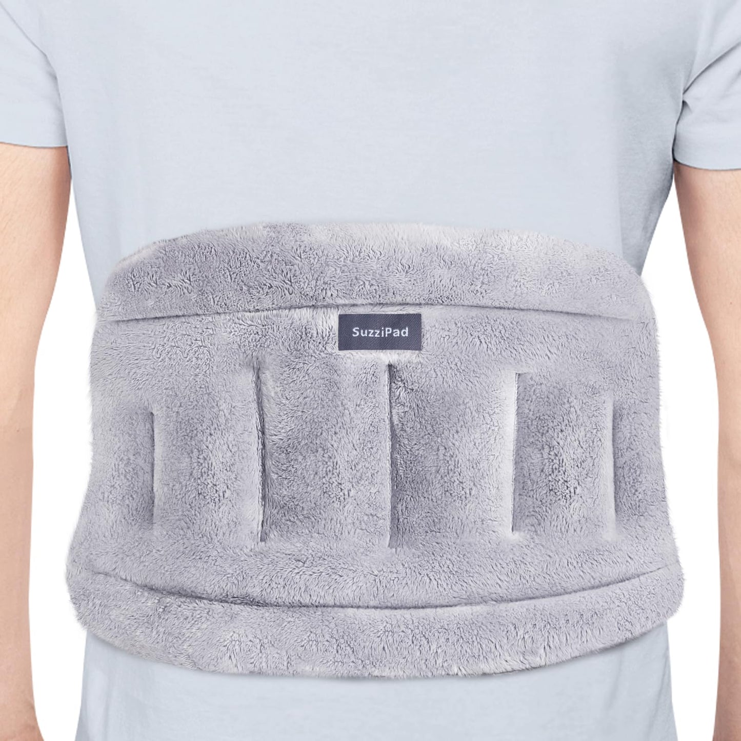 SuzziPad Microwave Heating Pad for Back Discomfort, Microwavable Heat Pads for Lumbar, Waist, Stomach, Neck Shoulder, Wrap with Moist Therapy, Warm & Cold Compress