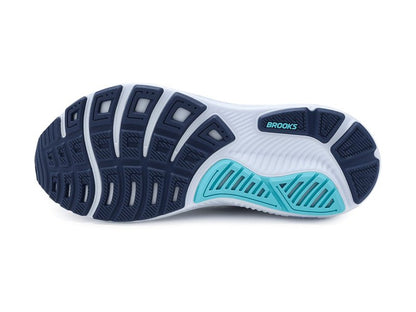 Brooks Men's Ghost 17 White/Beacon Blue/Ipanema 14 Medium