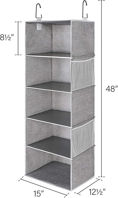 StorageWorks 5-Shelf Hanging Shelves