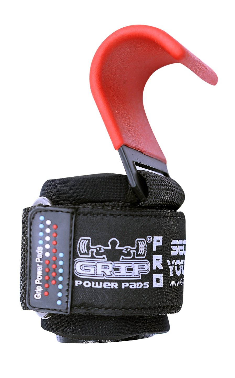 Weight Lifting Hooks Heavy Duty Lifting Wrist Straps Pull Ups Deadlift Straps Power Lifting Grips Padded Workout Straps for Weightlifting Gym Gloves for Men & Women Premium Workout Equipment