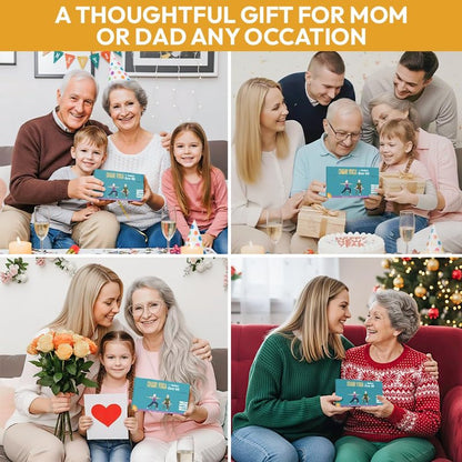 Chair Yoga for Seniors Over 60, Thoughtful Valentine Gifts for Mom, Dad, Grandparent, Safe & Easy Chair Yoga Exercise Cards for Strength, Relaxation & Recovery,