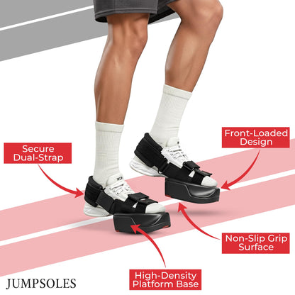 Jump Training System – Vertical Leap Speed & Agility Trainer Improves Foot & Ankle Strength Jump Shoes for Achilles & Plantar Fasciitis Relief – Medium Sizes 8-9.5