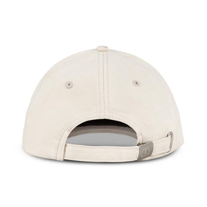 Mens Cap, Plain Baseball Cap, 100% Cotton, Adjustable Size, Casual Hat, Two Tone Color Combinations (White & Brown)