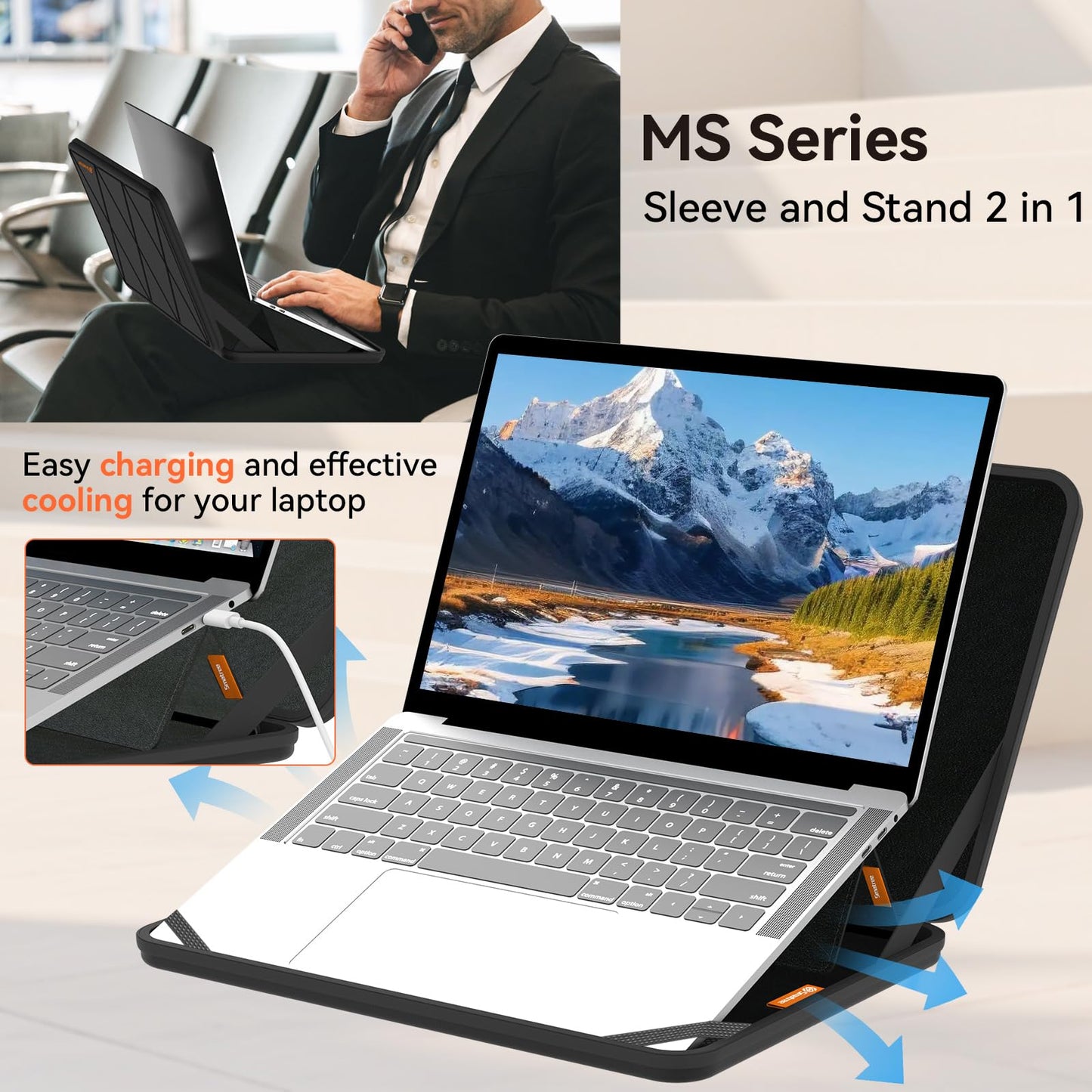 Smatree MS89 Hard Protective 16 inch Laptop Sleeve Case Compatible for Lenovo Yoga 7 Pro, ASUS ROG Zephyrus M16/Vivobook Pro 16X, ACER Chromebook 516, GIGABYTE AERO 15/16/X16