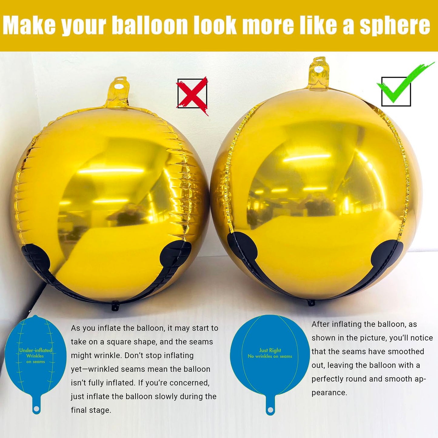 18inch DIY Bell Ornaments Foil Balloon Christmas 10Pack Gold Silver Bell Each 5Count - Inflatable Balloon Ball Hanging Ornaments for Holiday Indoor Display Xmas Tree Decoration (Bell Gold & Silver)