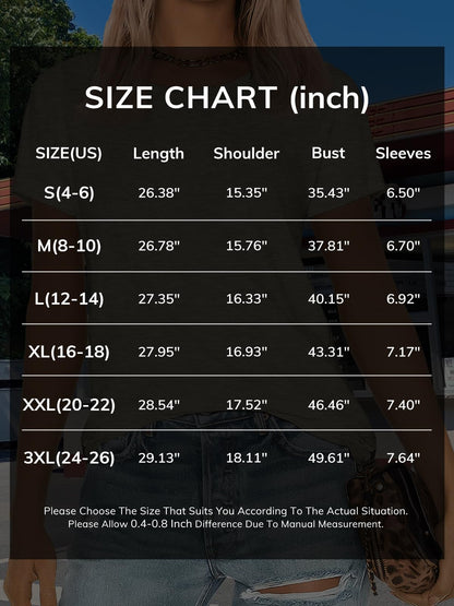 ATHMILE Ladies Tops and Short Sleeve T Shirts for Women Round Neck Simple Clothes Basic Tee 2025 Trendy Black