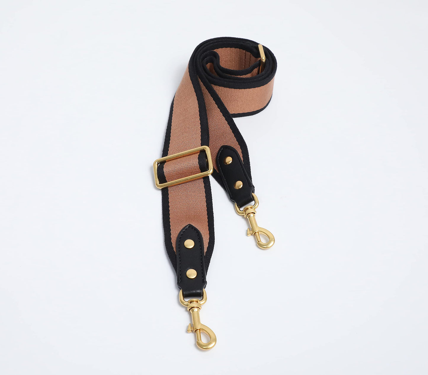 GOXTECH Purse Strap Replacement Crossbody Handbag Stripe Wide Adjustable (Brown -Bag Strap)