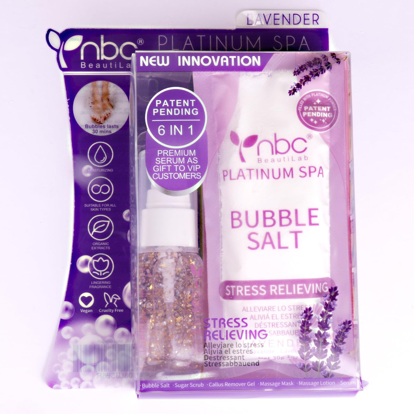 Pedicure Kit Foot Soak Set: Bubble Salt, Sugar Scrub, Massage Mask, Massage Lotion in a Box, 4 Step Foot Spa Kit for Dry Feet,Tired Feet（3 Set Tropical Fruit)