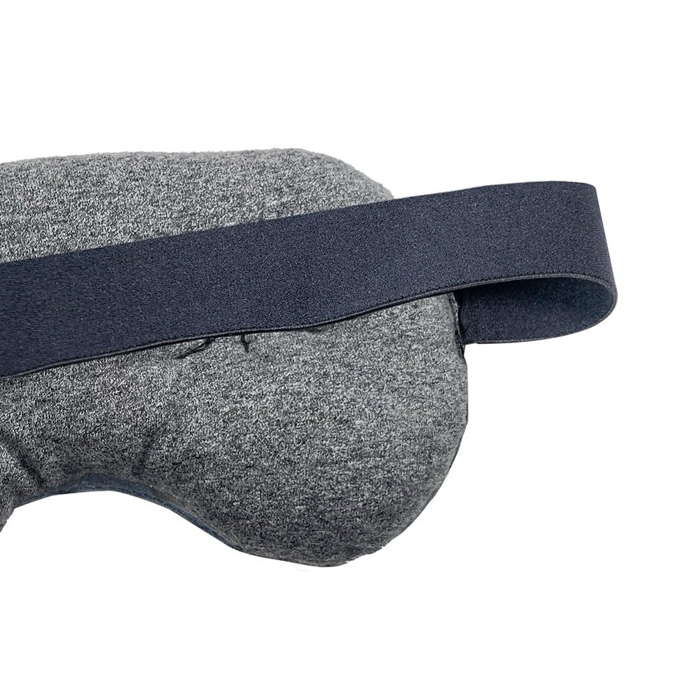 Brownmed IMAK Eye Pillow - Sleep Mask with ErgoBeads for Pain Relief - Cooling & Relaxing Sleep Aid - Black