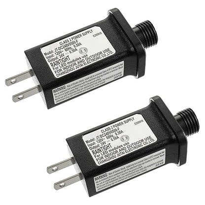 24V 12W LED Transformer Replacement Class 2 Power Supply for Christmas String Light Inflatable Decorations LED Controller IP44 Waterproof Low Voltage