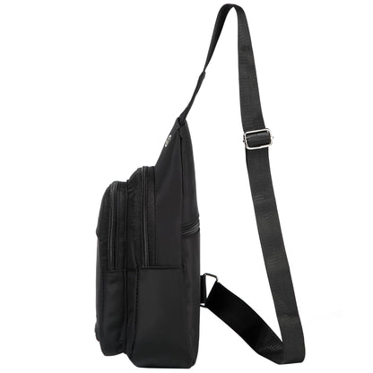 Cross Body Bag Sling Backpack Fanny Pack Small Crossbody Bags for Women Trendy - Black