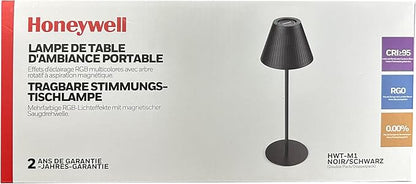 Honeywell 2Pack Cordless Table Lamp Rechargeable - M1 Sunturalux Portable LED Desk Lamp 5200mAh Battery Operated 4Color 9RGB Dimmable Bedside Lamps for Home Living Bedroom Restaurant Night Light