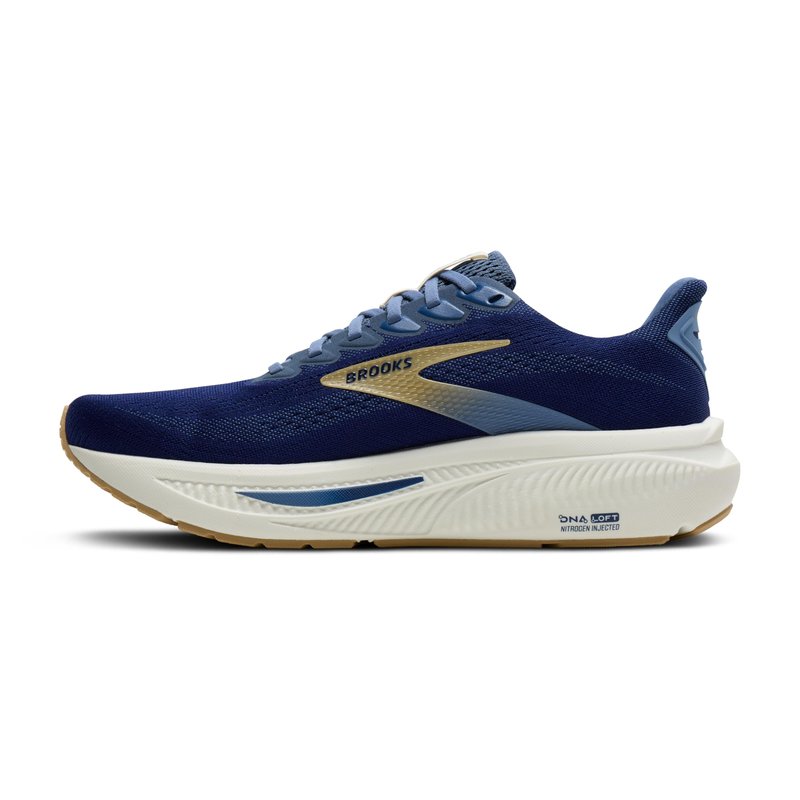Brooks Men’s Ghost 17 Neutral Running Shoe - Beacon Blue/Moonlight/Starfish - 12.5 Medium