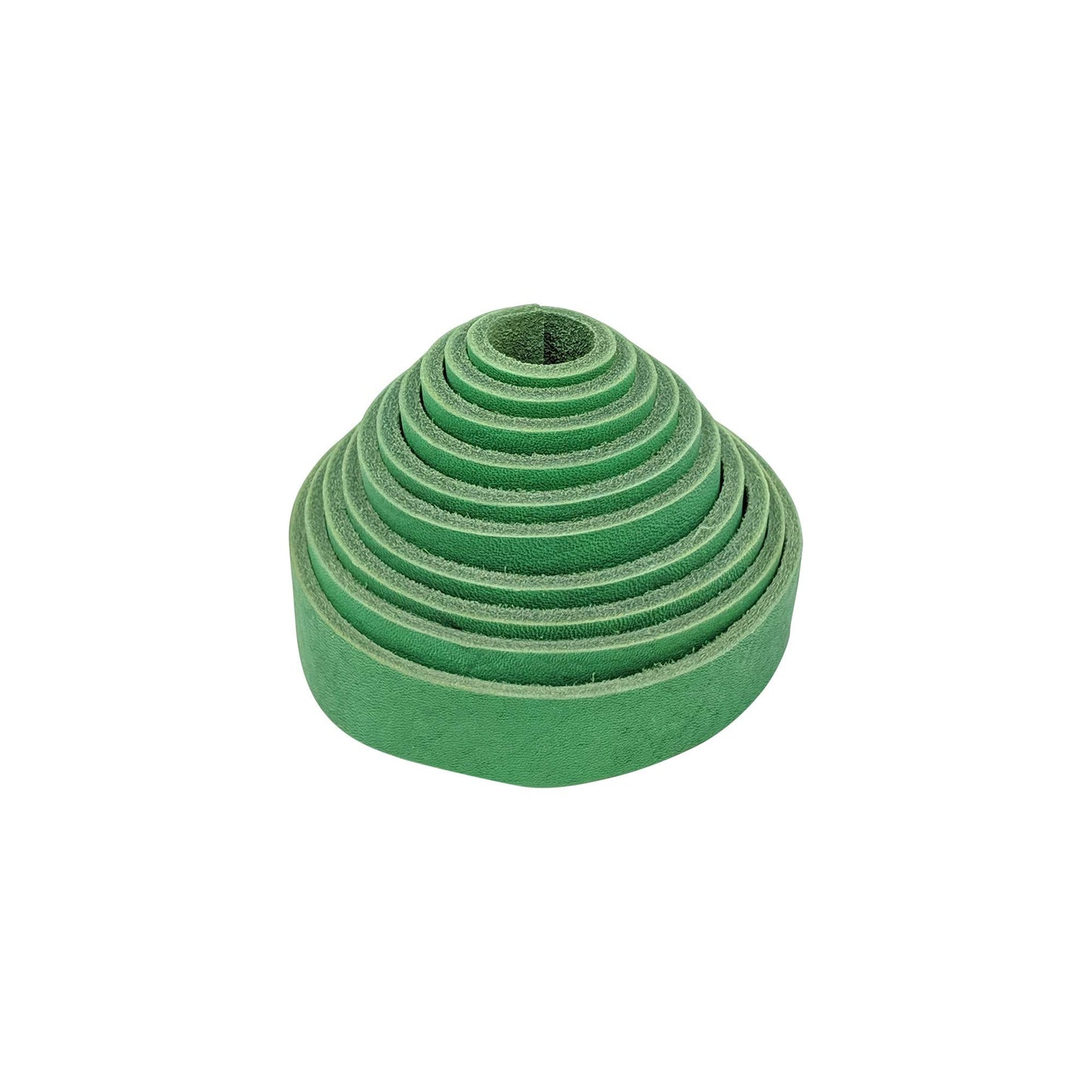 TOFL 3/4" Wide Leather Strap | Leather Strips for Crafts, Jewelry, & Furniture Projects | 72" (6 Feet) Long x 3/4" Wide x 1/8" Thick (7-8oz) | Leaf Green