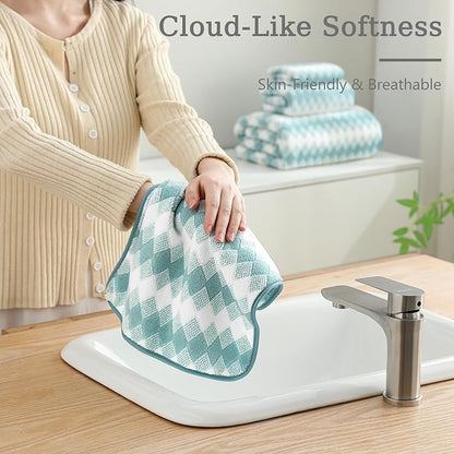 4 Piece Bath Towel Set Oversized Bath Sheet 35"x70" Bathroom Towel Extra Large