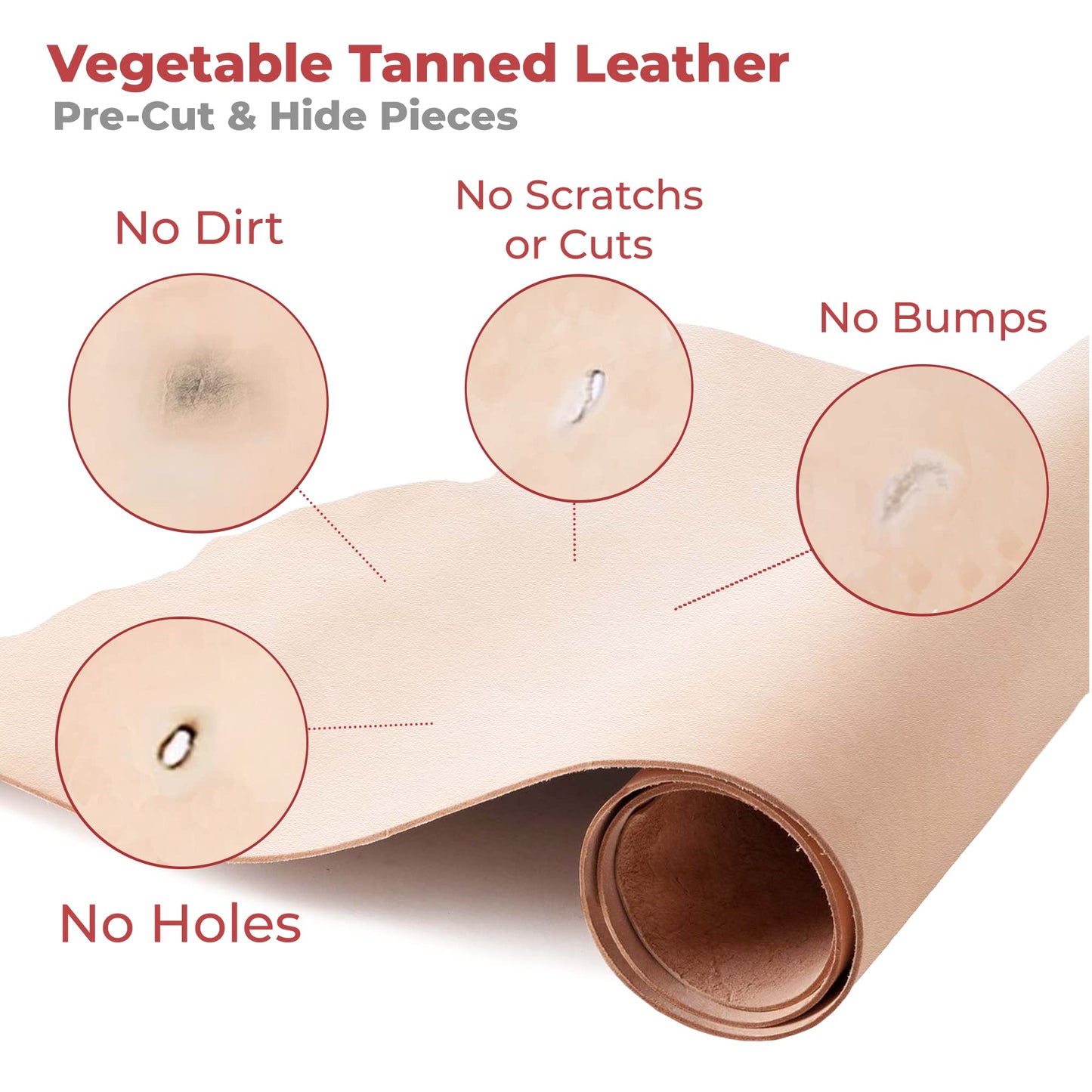 ELW 9-10 oz. (3.6-4 mm) Size: 2"x50" Vegetable Tanned Cowhide Full Grain Import Tooling Leather Belt Blanks, Straps/Strip for DIY & Craft, Harness, Holsters