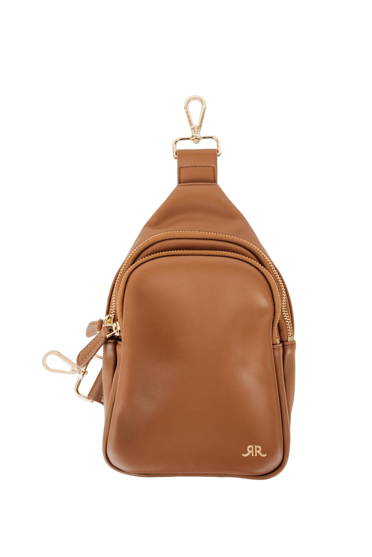 rr ruby+rae The Duo Camera Harness & Crossbody Bag – Double Camera Harness with Removable Crossbody Bag, Vegan Leather, Protective Suede Interior, Black