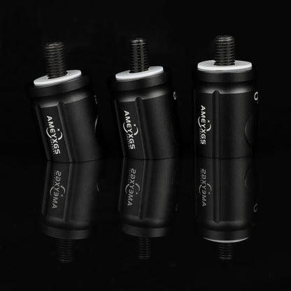 AMEYXGS Archery Quick Disconnect Matte Black 0/5/8/10 Degree for Compound&Recurve Bow Stabilizer Hunting or Target Practice (0 Degree)