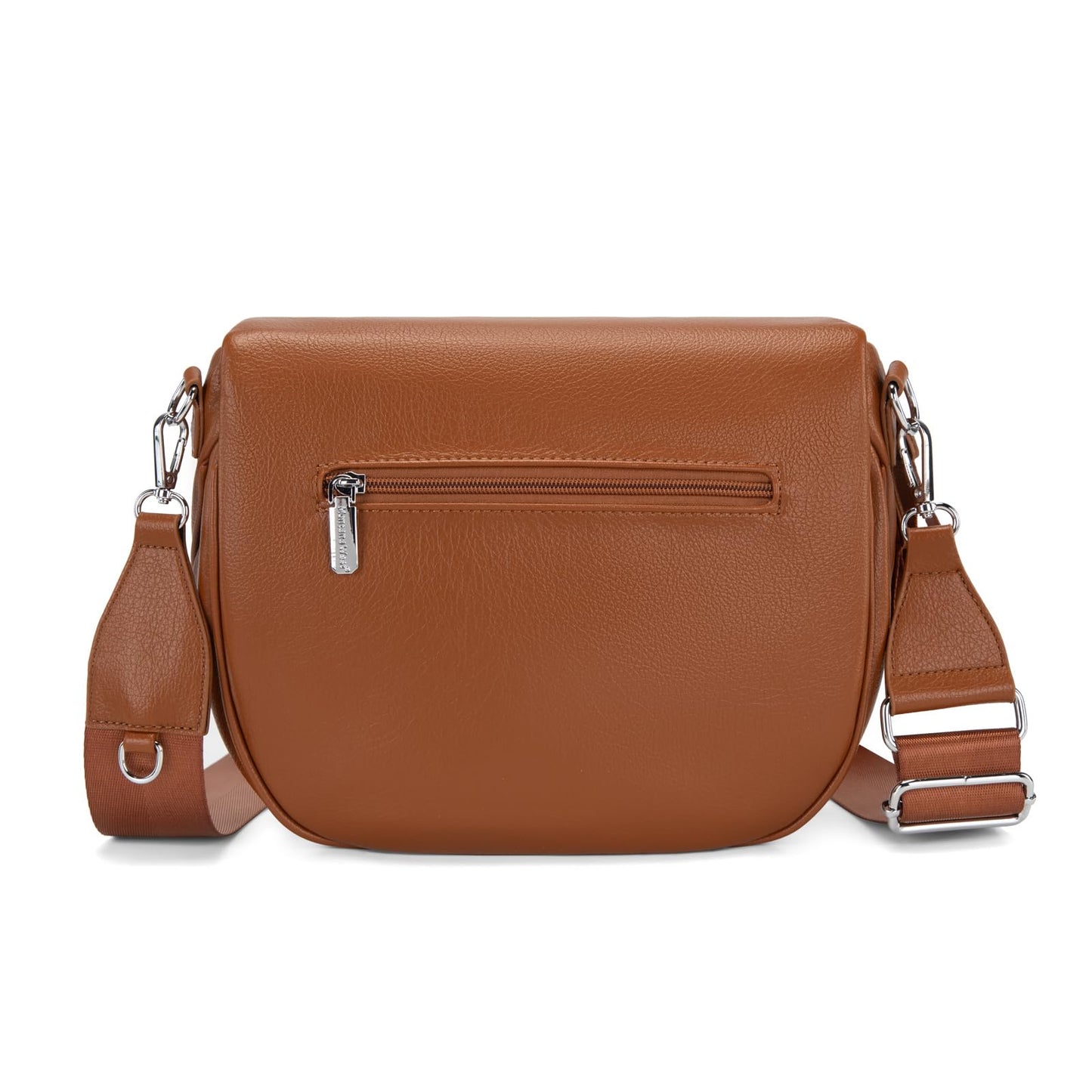 Montana West Crossbody Bags for Women Large Bum Bag Vegan Leather Purse with Adjustable Wide Strap and Coin Purse, MWC-HB-638-BR