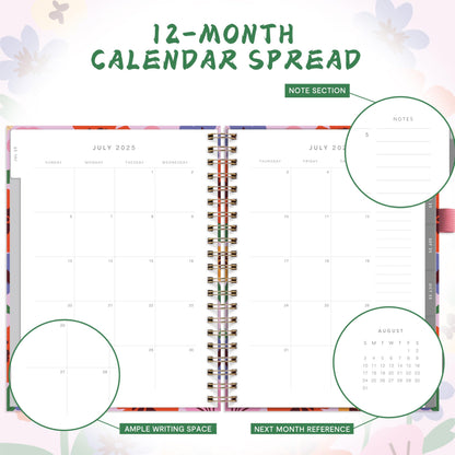 And Per Se Teacher Planner 2025-2026 Academic Year -Teacher Lesson Planner from July 2025 to June 2026, 8.5" x 11", Weekly & Monthly Planning for Teachers with Monthly Tabs, Stickers (Color Block)