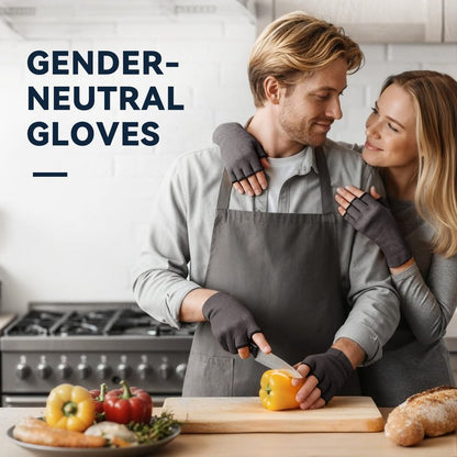 Duerer Arthritis Gloves, Compression Gloves for Women Men, Carpal Tunnel, Rheumatoid, Tendonitis, Fingerless Hand Thumb, Hand Pain, Fingerless Gloves for Computer Typing and Daily Work