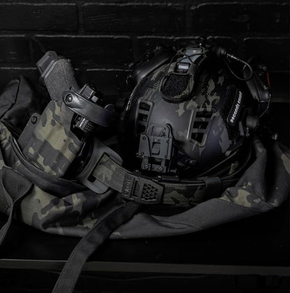 KORE USA-Made Black Multicam® Tactical Gun Belt | X6 Buckle & Reinforced Tactical CCW Belt (Fits 24" to 54")