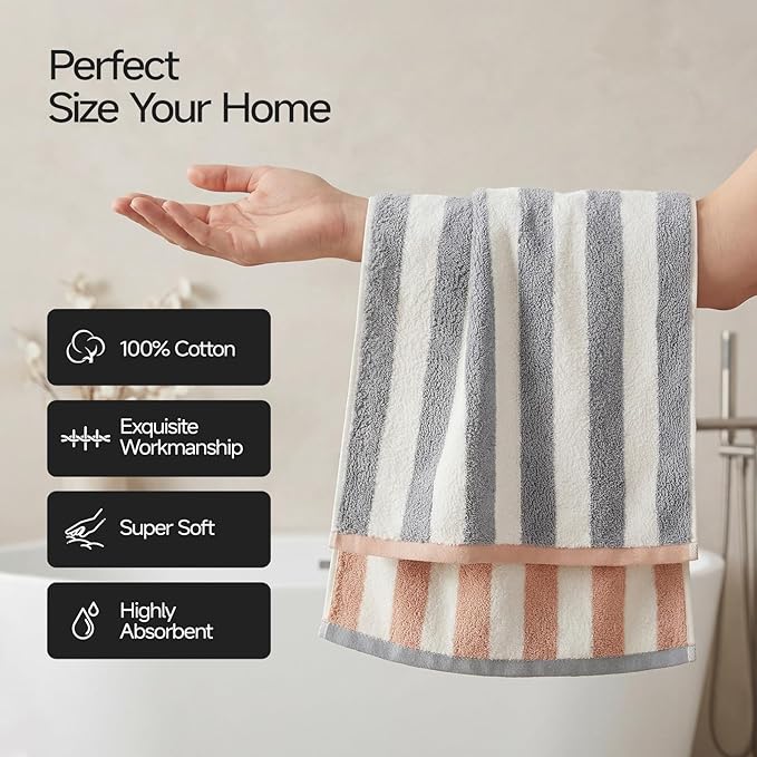 REDKISS 2-Pack Luxury Hand Towels