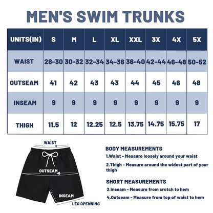 KAILUA SURF Mens Swim Trunks Long, Quick Dry Boardshorts, 9 Inch Inseam Mens Bathing Suits with Mesh Lining Navy Blue