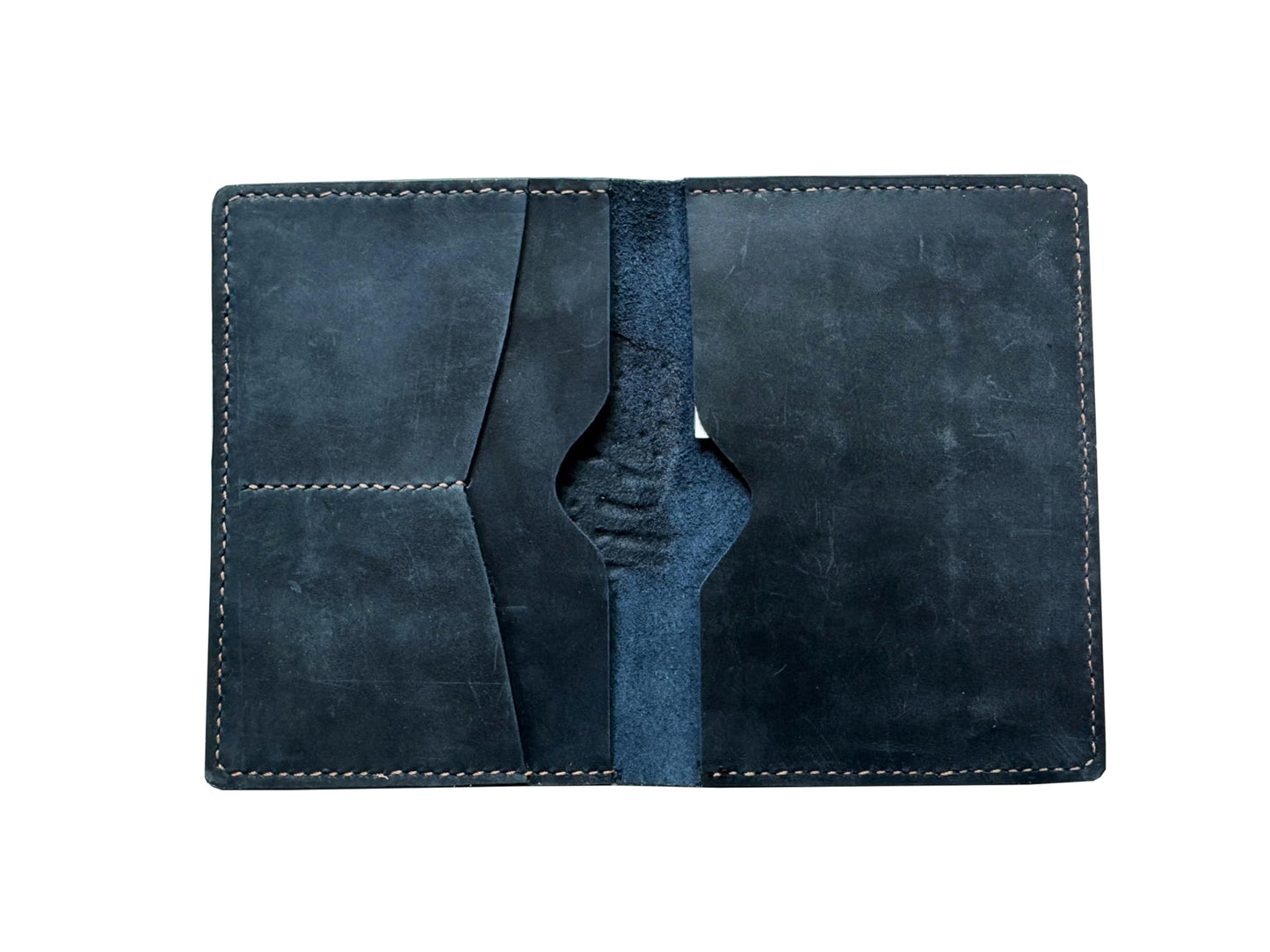 Mayan Corner - Eagle American genuine leather travel wallet, Handmade passport wallet