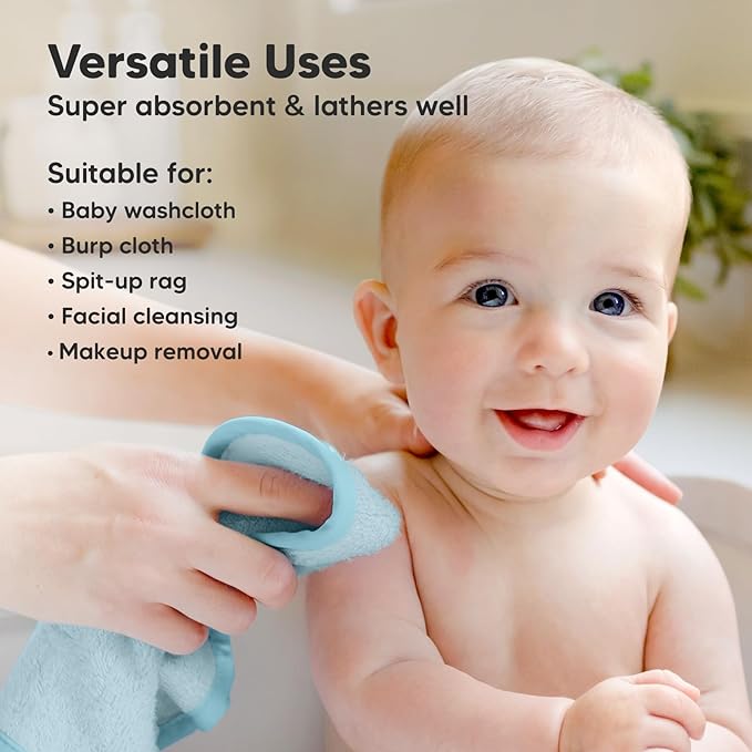 6-Pack Baby Washcloths