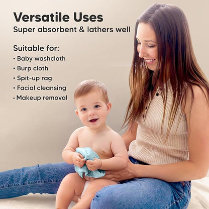 6-Pack Baby Washcloths
