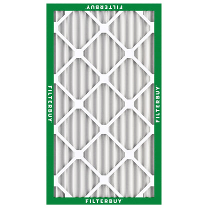 Filterbuy 14x30x2 Air Filter MERV 8 Essential Dust & Allergy Defense (6-Pack), Electrostatic Pleated HVAC AC Furnace Filters Replacement, Made in USA (Actual Size: 13.50 x 29.50 x 1.75)