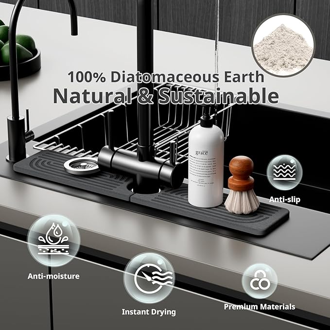 Faucet Mat for Kitchen Sink