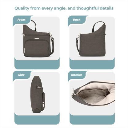 Travelon Anti-Theft Essentials North/South Crossbody Bag