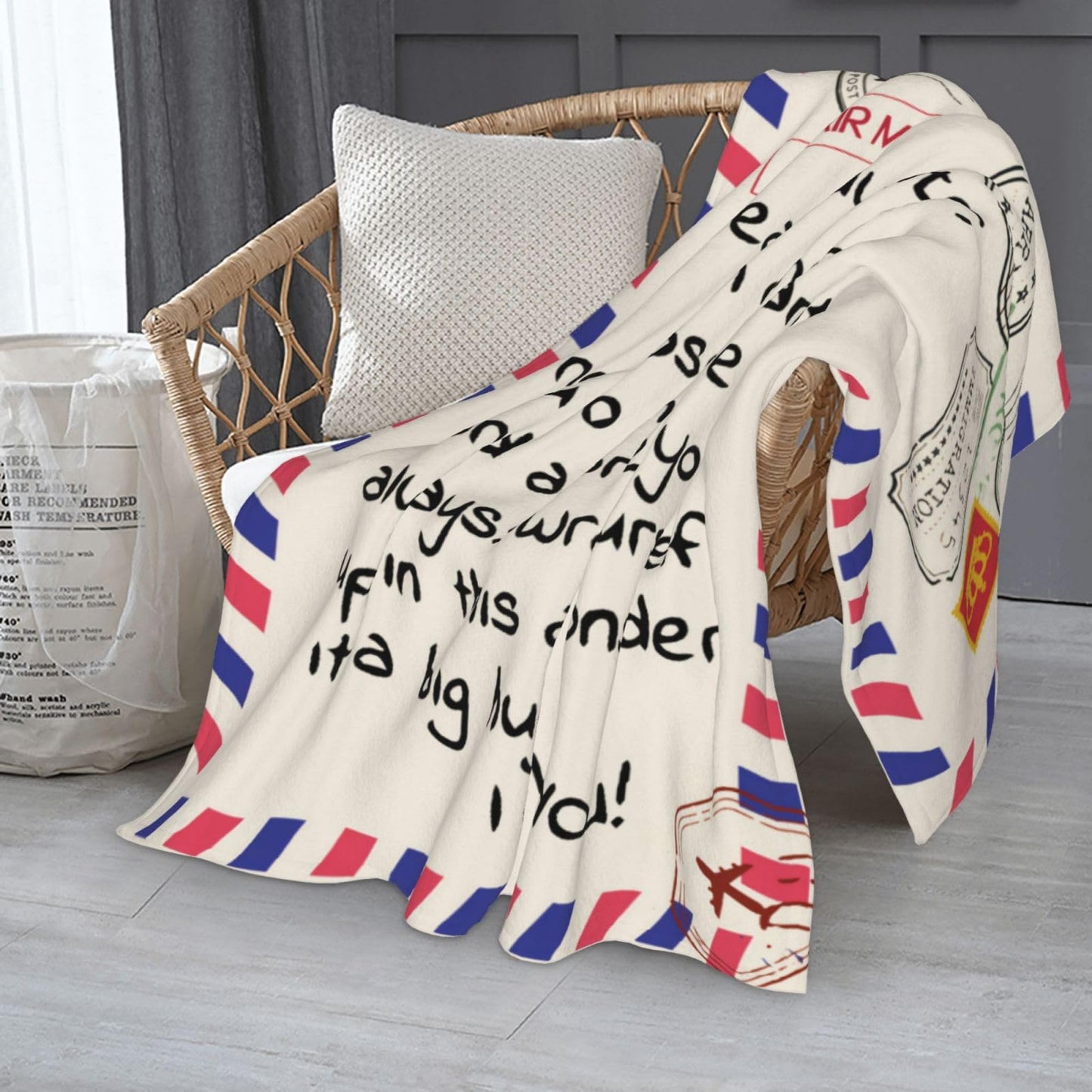 Gifts Blanket to Wife from Husband, Anniversary Birthday Gifts for Wife, Presents for Wife Mother's Day,Christmas, Valentines Day Gifts, Soft Flannel Throw Blanket Bed Wife Blanket Gift(50‘’x60'')