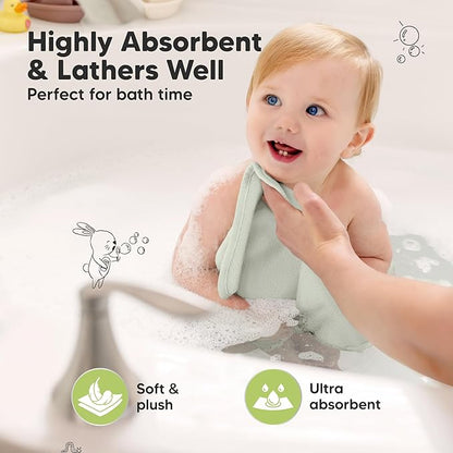 6-Pack Baby Washcloths