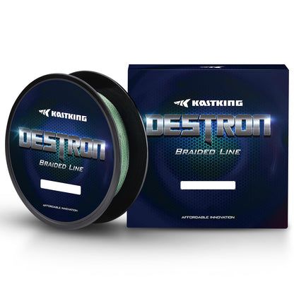 KastKing Destron Braided Fishing Line, Moss Green , 150 yds-6lb-0.11mm
