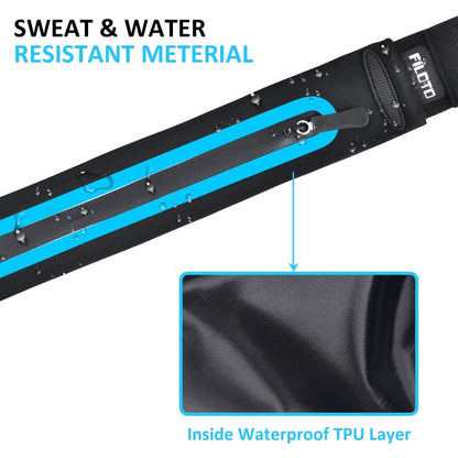 Running Belt Fanny Pack, Running Waist Pack for Women & Men USA Patented Hands-Free Reflective Runner Pouch Belt Fitness Workout Bag No-Bounce Adjustable Sport Travel Fanny Pack Cell