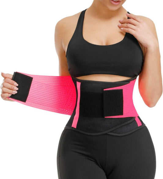 VENUZOR Waist Trainer Belt for Women - Slimming Waist Cincher & Body Shaper | Adjustable Size for Comfort