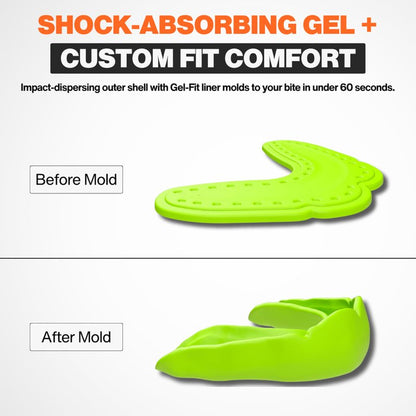 Shock Doctor MicroGel Sports Mouth Guard, Football, Basketball, Boxing, Lacrosse Mouthguard