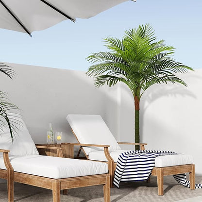 Palm Tree Artificial Tropical Plant 6FT Tall Faux Plants Indoor Fake Floor Plants Decorative Palm Tree House Large Office Plant Artificial Palm Trees for Home Decor…