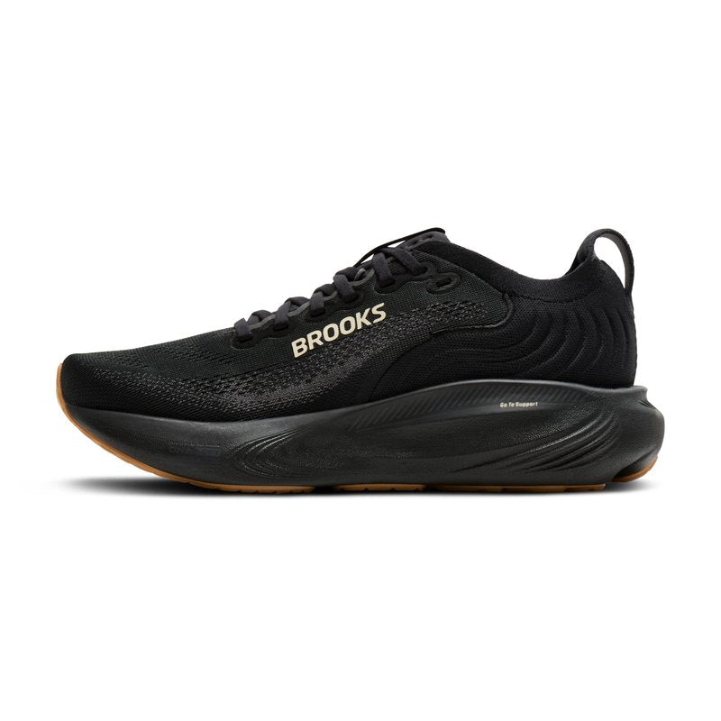 Brooks Women’s Adrenaline GTS 25 Supportive Running & Walking Shoe - Black/Biscuit - 8.5 Medium