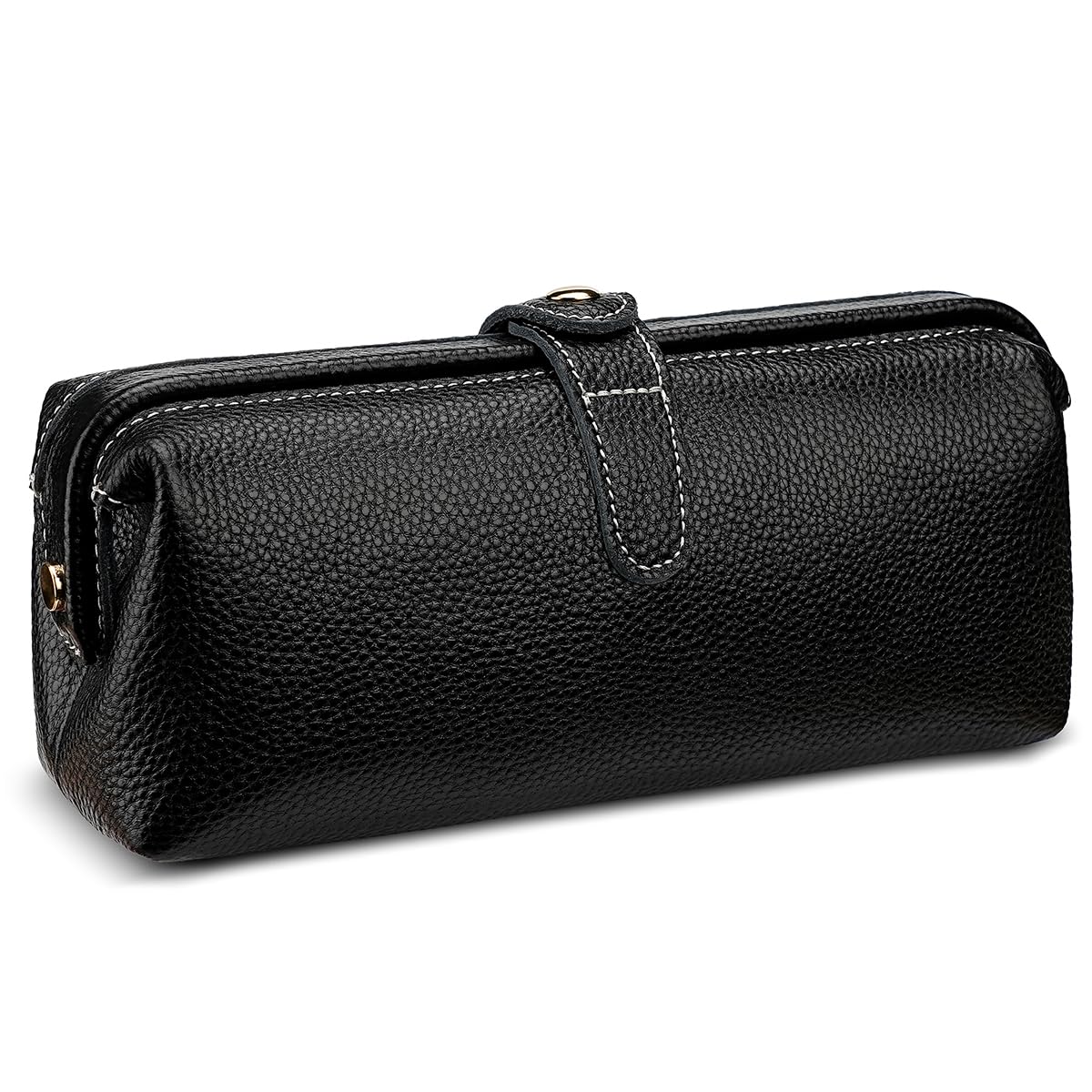 shuainiu Travel leather makeup bag, waterproof mini makeup box, small travel storage bag