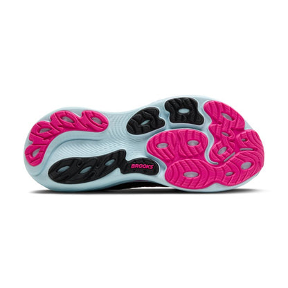 Brooks Women’s Adrenaline GTS 25 Supportive Running & Walking Shoe - Black/Cyber Pink/Iced Aqua - 6.5 Medium