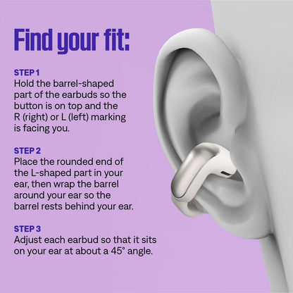 Bose Ultra Open Earbuds - Bluetooth Open Ear Earbuds with OpenAudio for Awareness, Clip-On Design for Comfort, Water Resistant, Up to 48 Hrs of Playtime, Desert Gold - Limited Edition Color