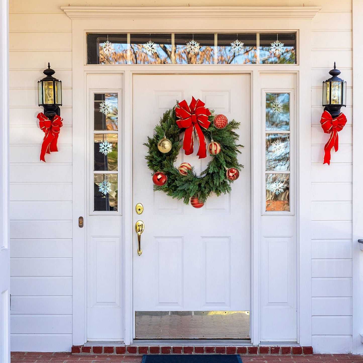 30 PCS Christmas Ball Ornaments Tree Decorations, 60mm/2.36" Classic Red and Gold Shatterproof Christmas Bulbs Ornaments for Xmas Tree Holiday Wreath Decor