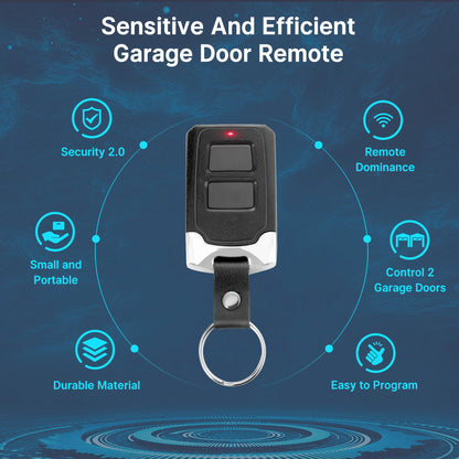 2 for Chamberlain LiftMaster Craftsman Garage Door Opener Remote Keychain