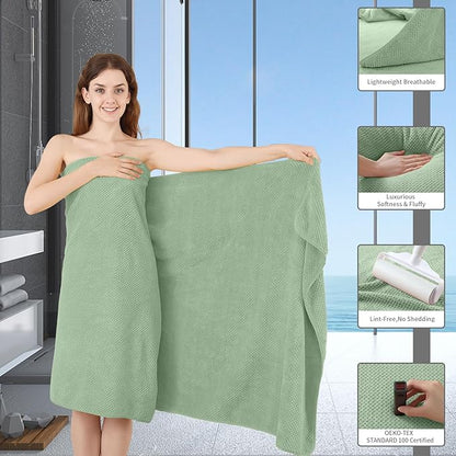 Hand Towels Set 2 Pack-16“x31”, Ultra Soft Microfibers Bathroom Towel Set