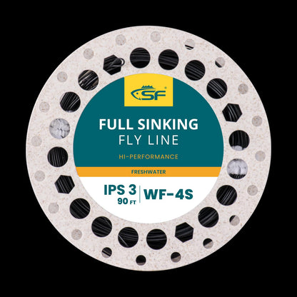 SF Full Sinking Fly Fishing Line Weight Forward Taper Fly Line WF7S 90FT IPS3